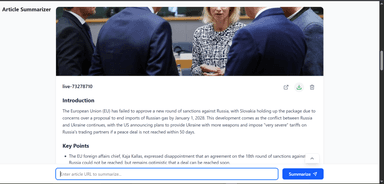 News Summerizer preview 1